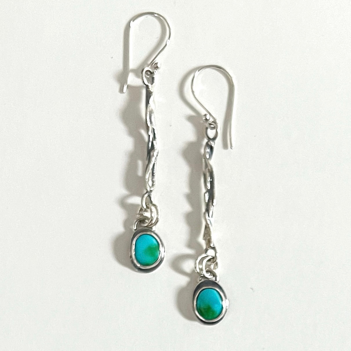 Sonoran Gold Turquoise Dangle Earrings