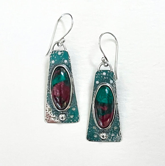Sonoran Sunrise and Sterling Silver Earrings