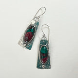 Sonoran Sunrise and Sterling Silver Earrings