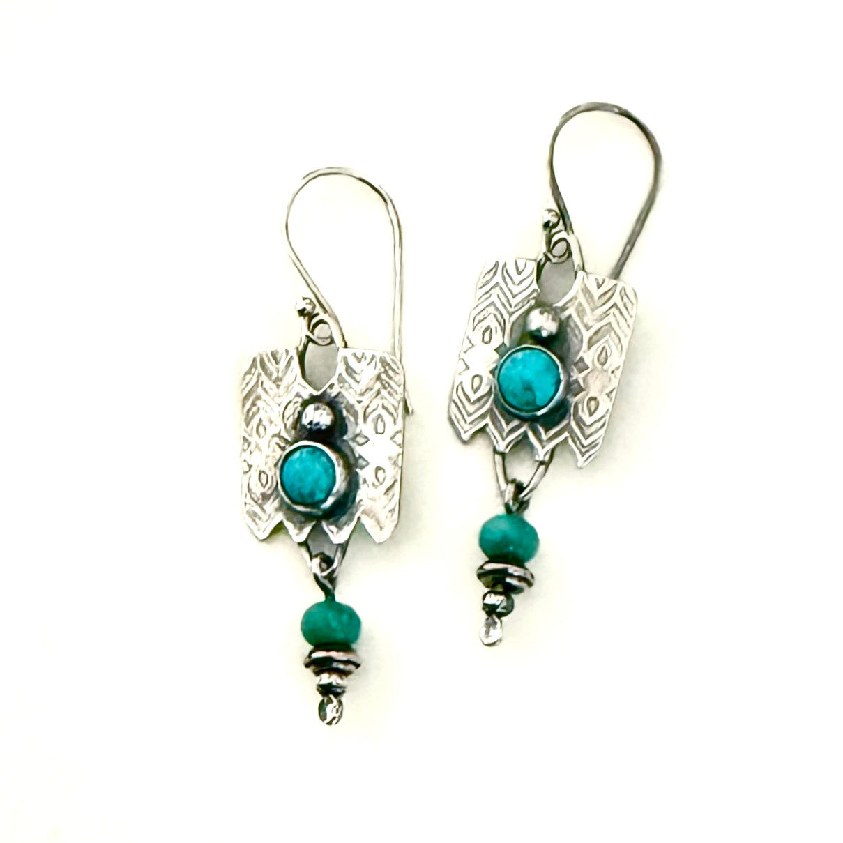 Sterling & Turquoise Dangle Earrings