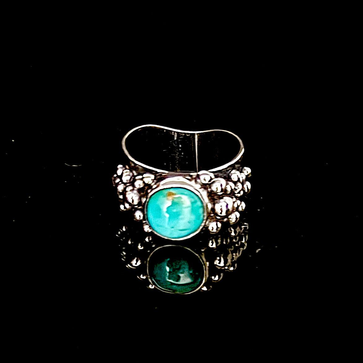 Turquoise Bobble Ring