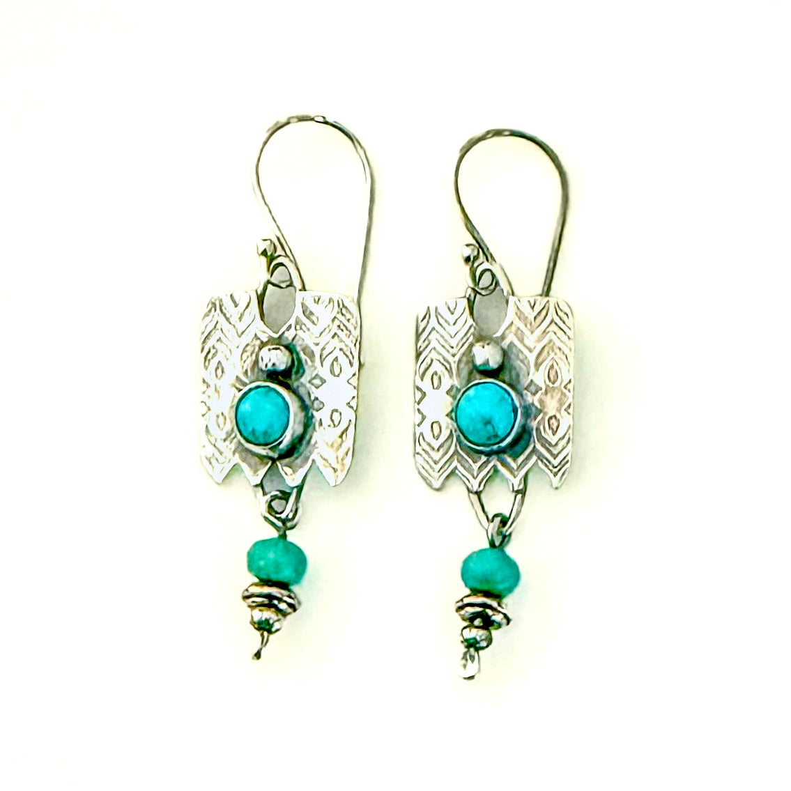 Sterling & Turquoise Dangle Earrings