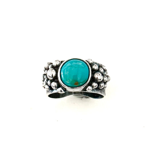 Turquoise Bobble Ring