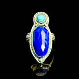 Antique Lapis & Turquoise Ring