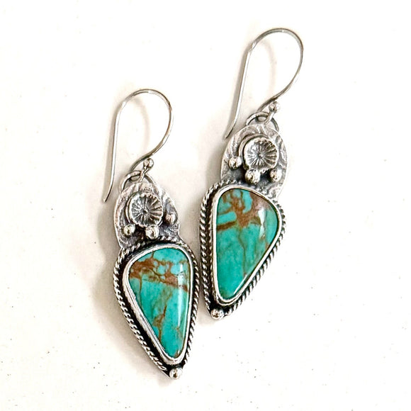 Wild Cowboy Turquoise Earrings