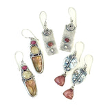 Regency Rose & Citrine Earrings