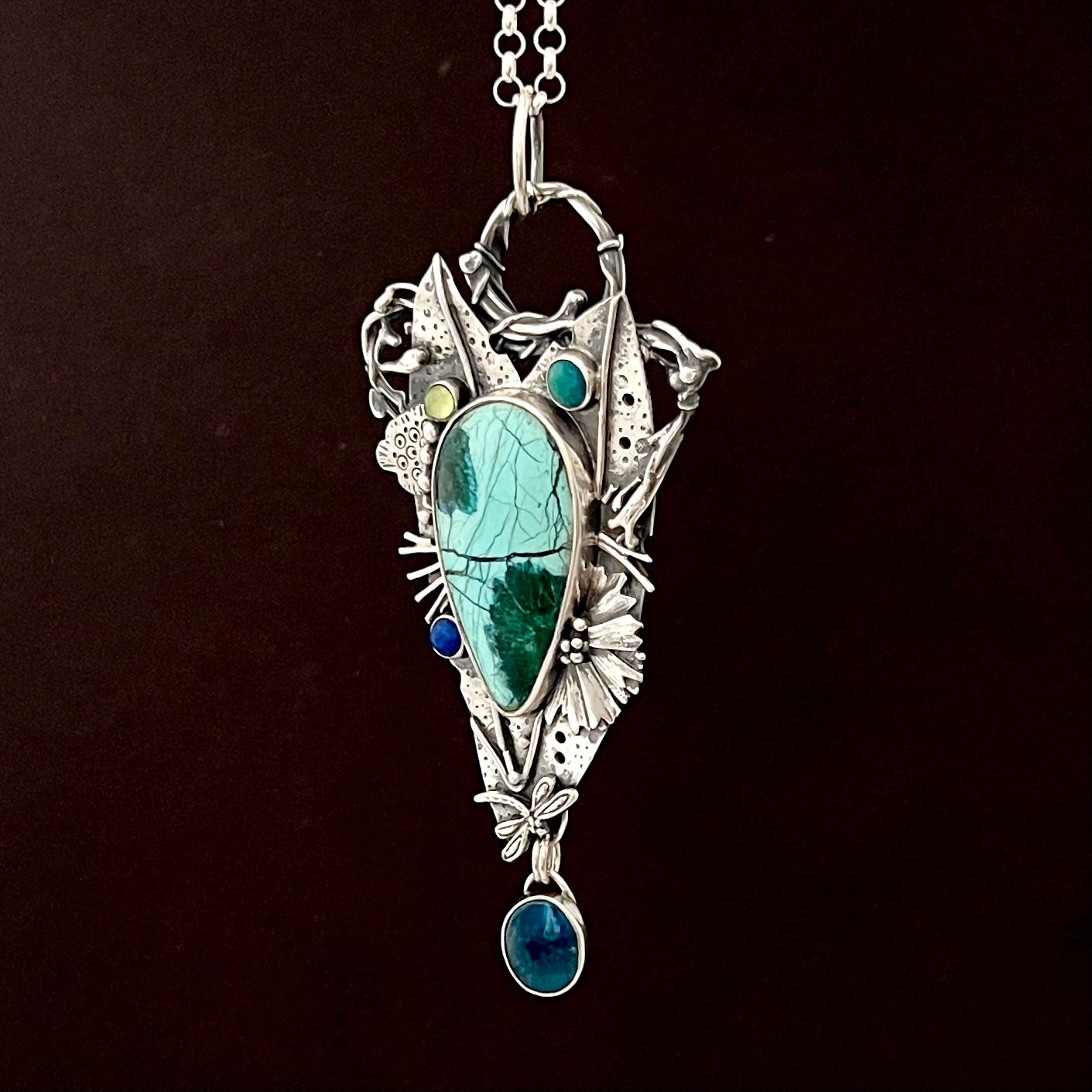 Secrets on a Leaf Necklace