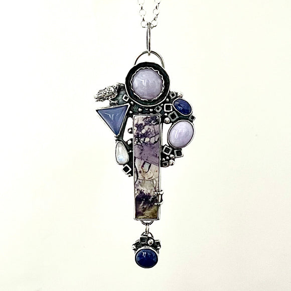 Lavender Jade & Tiffany Necklace