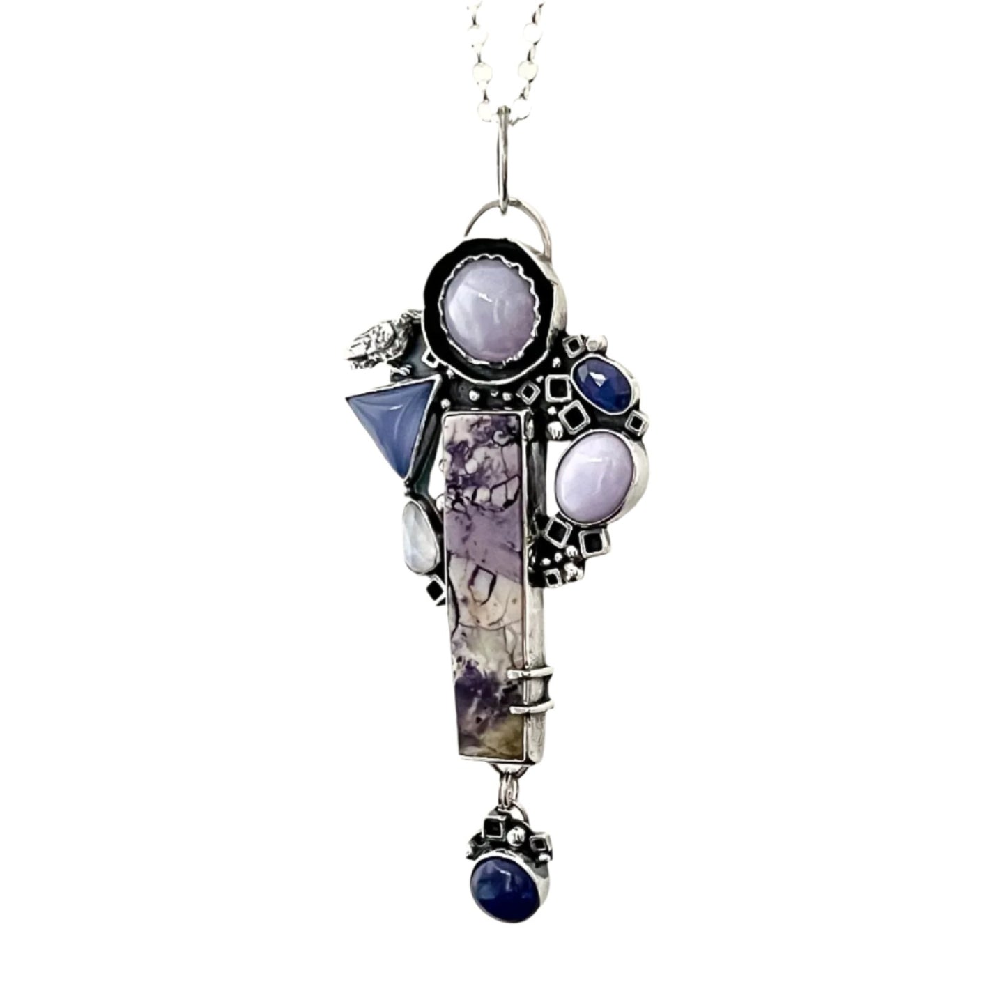 Lavender Jade & Tiffany Necklace