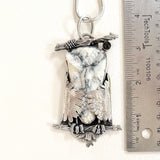 White Owl Necklace