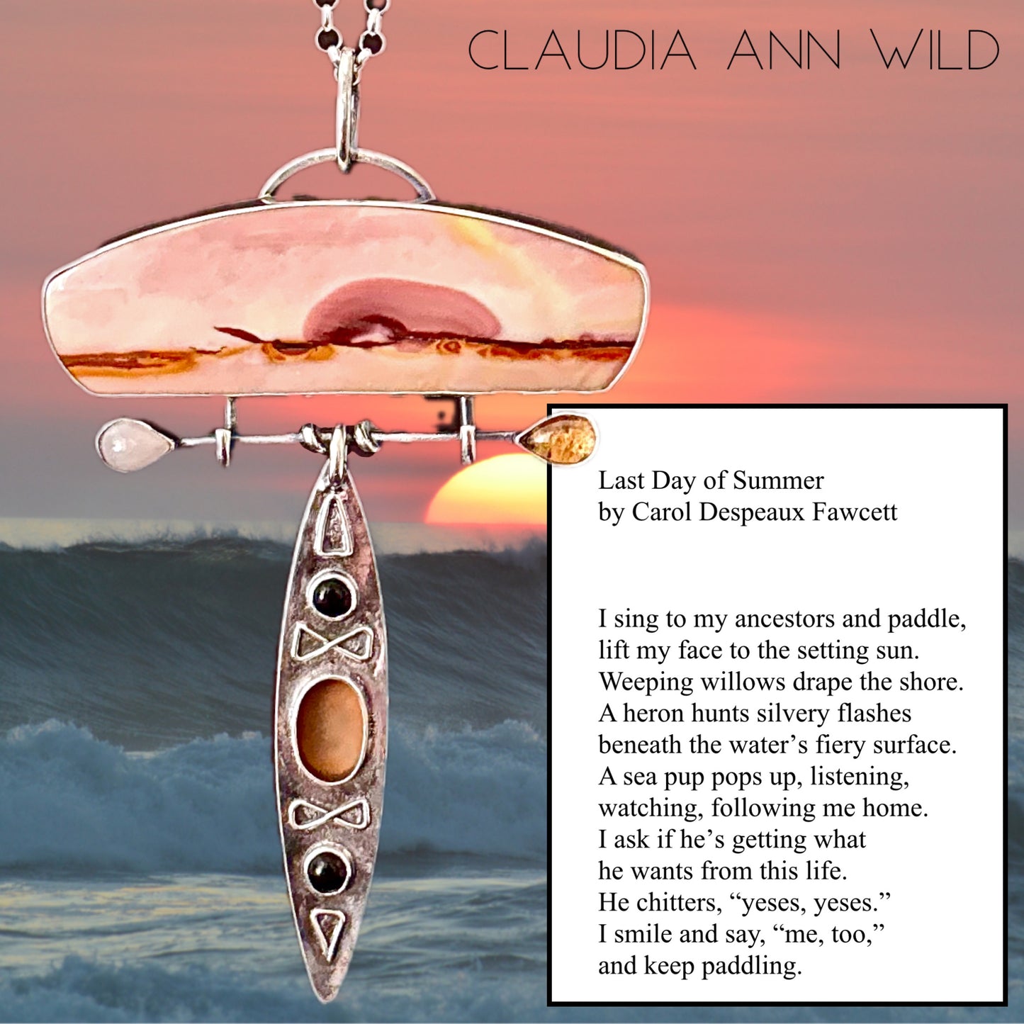 Kayak - in to the Sun Necklace