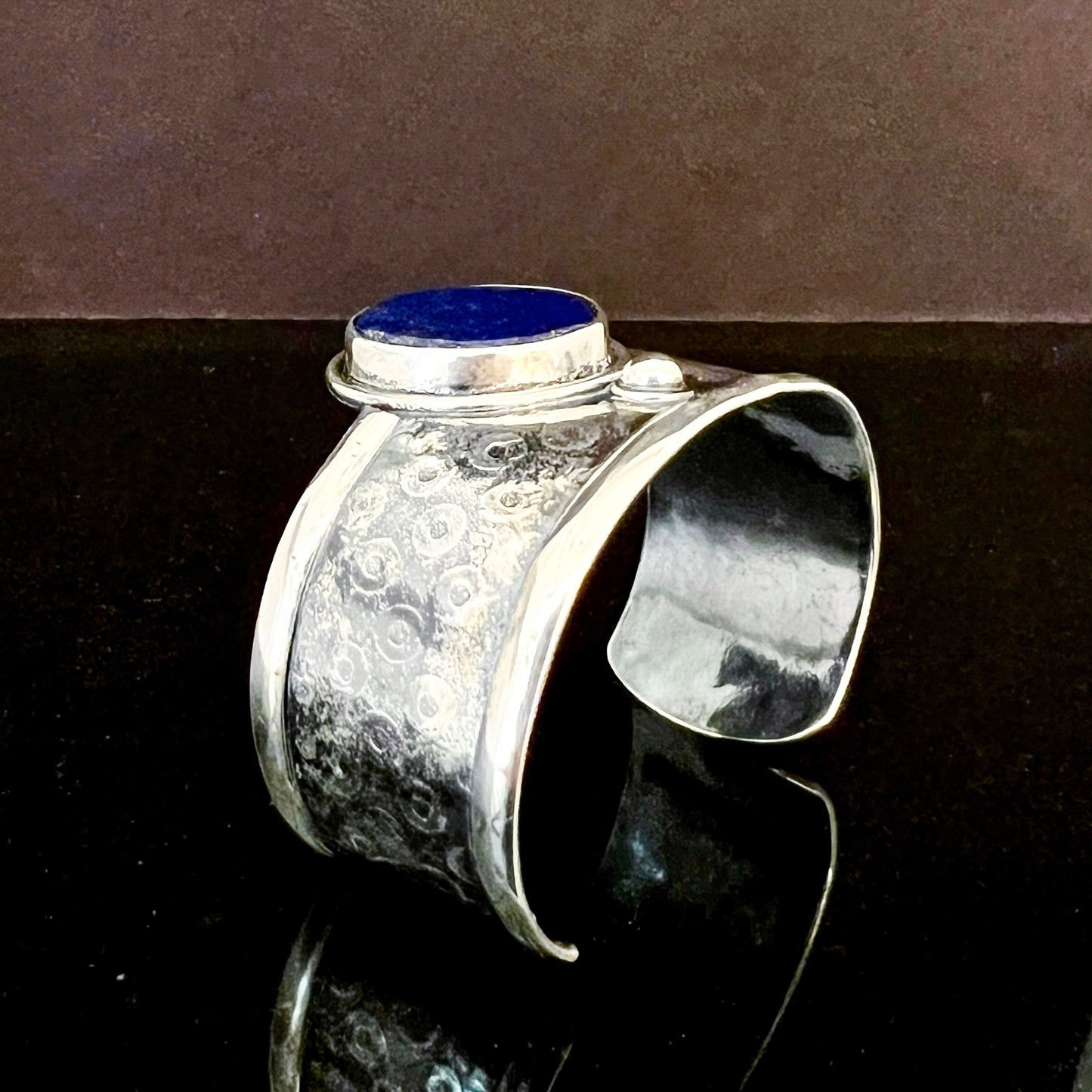 Lapis Egyptian Cuff Bracelet