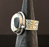 White Buffalo Cowboy Ring
