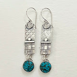 Cloud Mountain Turquoise Earrings