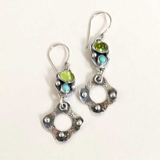 Peridot & Sterling Earrings