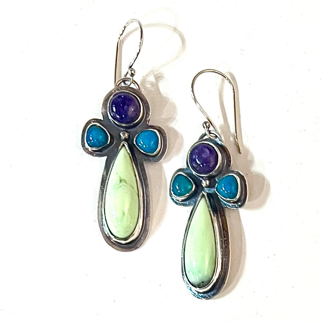 Flowers & Bird Necklace