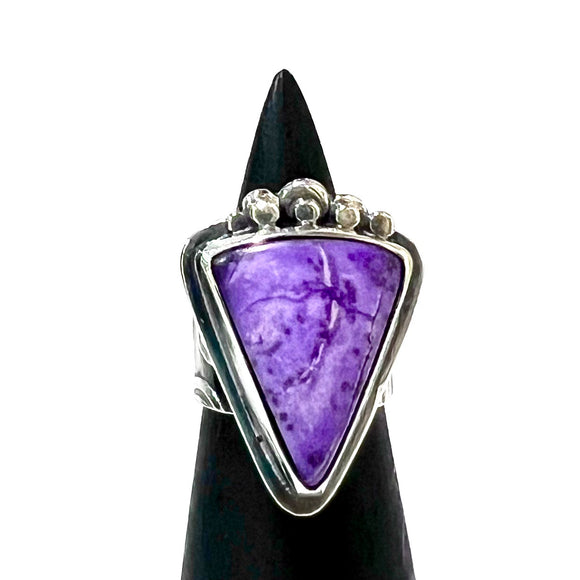 Pinky Purple Sugilite Ring