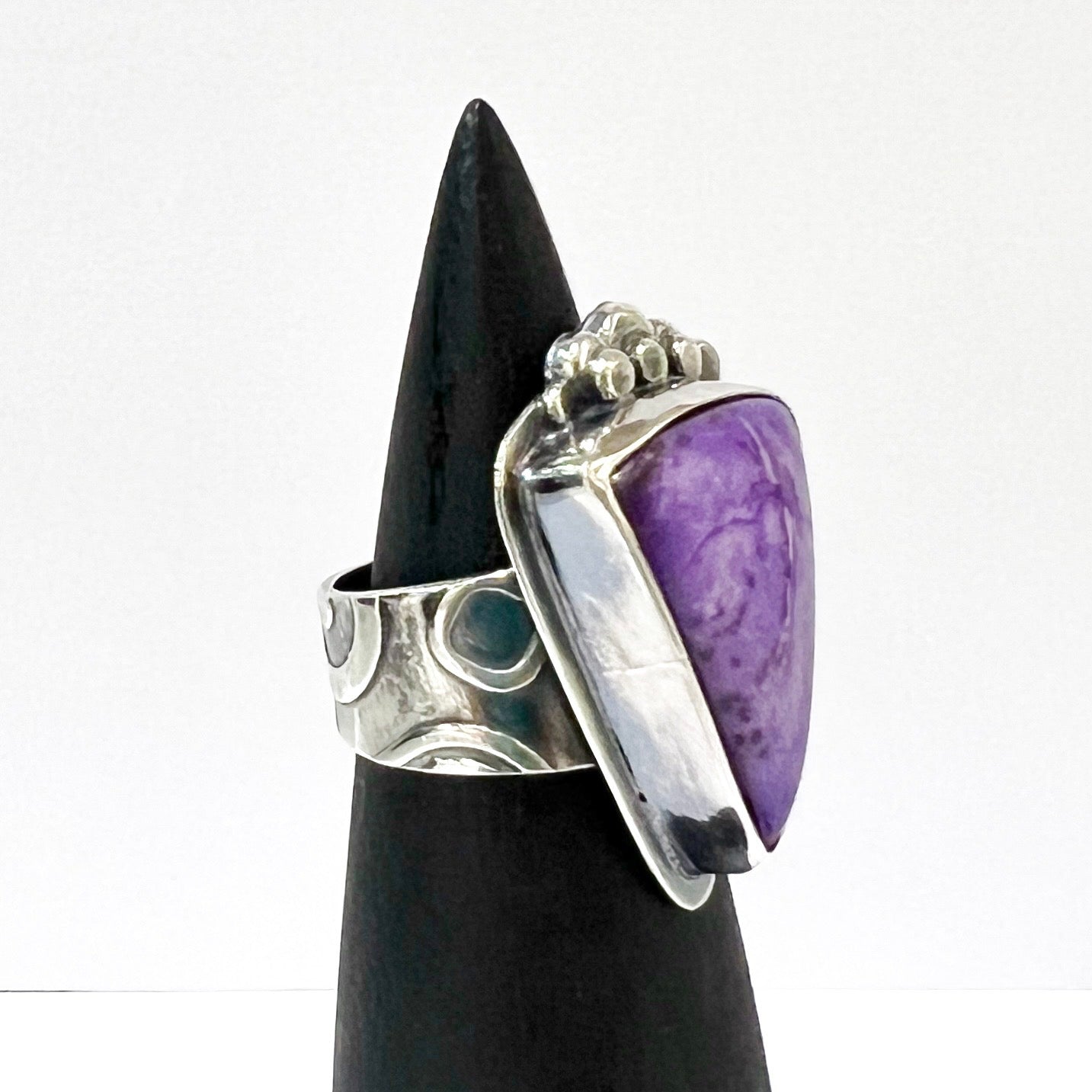 Pinky Purple Sugilite Ring