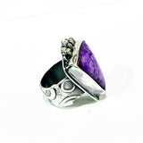Pinky Purple Sugilite Ring