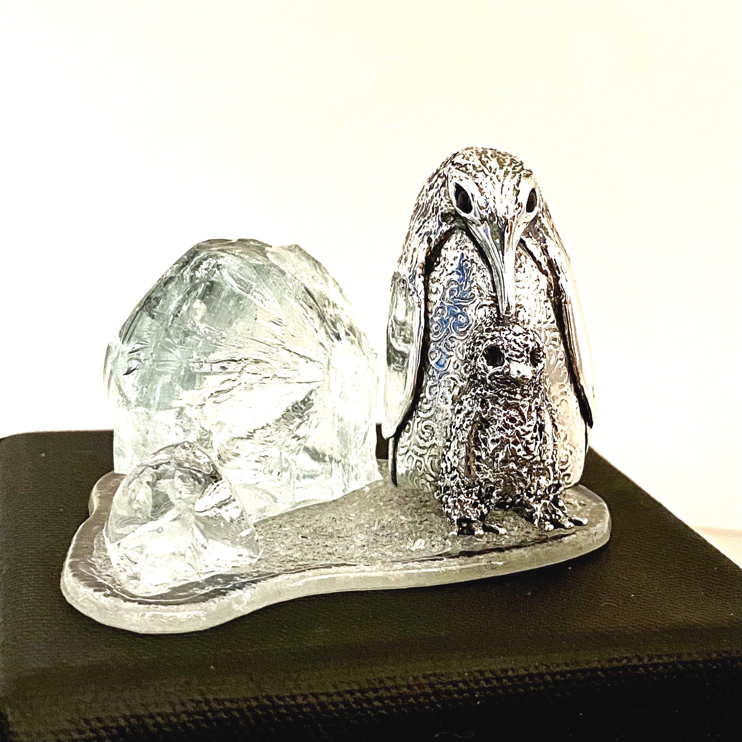 Sterling Silver Penguin & Baby